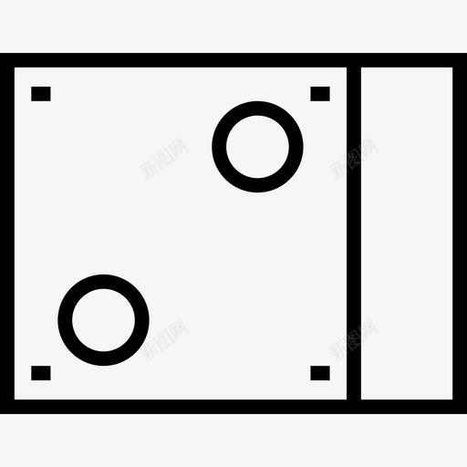 骰子形状直线图标svg_新图网 https://ixintu.com 形状 直线 骰子