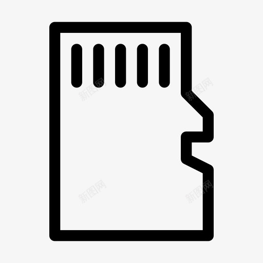 存储卡闪存驱动器sd图标svg_新图网 https://ixintu.com 17072018 sd 存储 存储卡 闪存驱动器