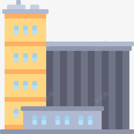 房屋建筑物公寓图标svg_新图网 https://ixintu.com 公寓 建筑物 房屋