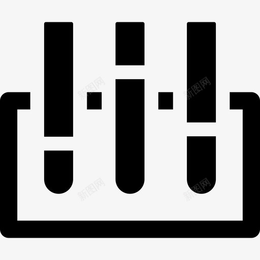试管科学研究装置填充图标svg_新图网 https://ixintu.com 填充 科学研究装置 试管