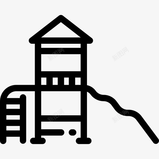 直线滑雪场3图标svg_新图网 https://ixintu.com 直线滑雪场3