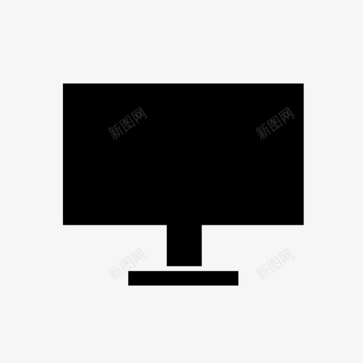 台式电脑电脑显示器电脑屏幕图标svg_新图网 https://ixintu.com 台式电脑 电脑屏幕 电脑显示器
