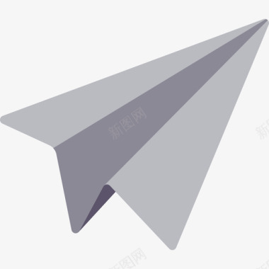 纸飞机彩色初创公司和新业务平面图标图标