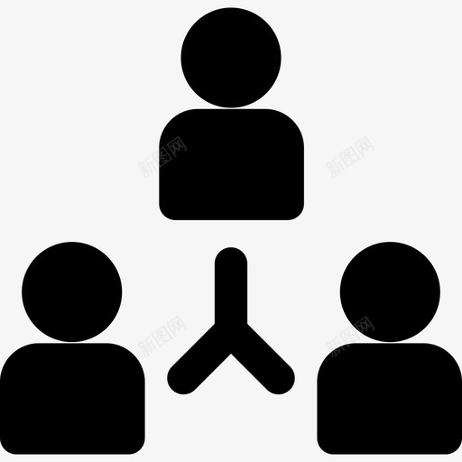 团队合作商务和管理3已填充图标svg_新图网 https://ixintu.com 商务和管理3 团队合作 已填充