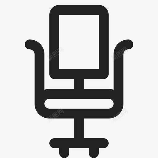 办公椅办公家具图标svg_新图网 https://ixintu.com 办公家具 办公椅