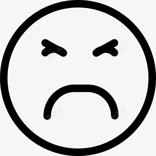 悲伤情感资产直系图标svg_新图网 https://ixintu.com 悲伤 情感资产 直系