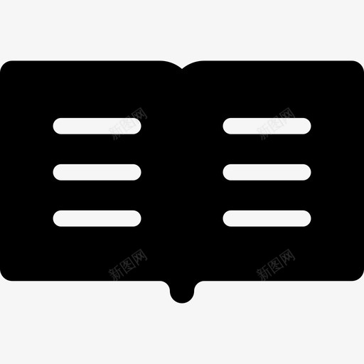 打开书本ui图标4填充svg_新图网 https://ixintu.com ui图标4 填充 打开书本