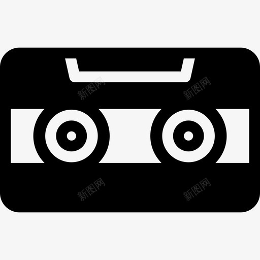 盒式磁带音乐多媒体套装2图标svg_新图网 https://ixintu.com 多媒体套装2 盒式磁带 音乐