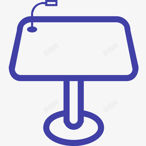 演讲台svg_新图网 https://ixintu.com 演讲台