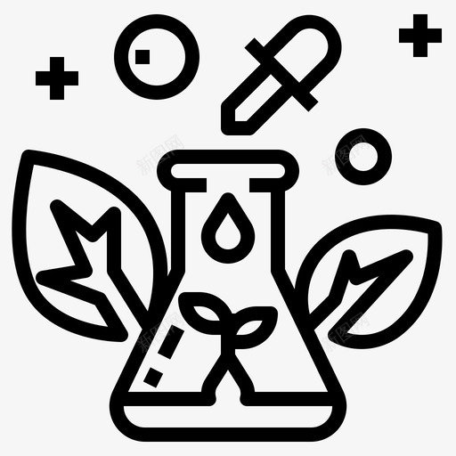 实验室生物学化学研究图标svg_新图网 https://ixintu.com 化学 实验室生物学 生态学 研究 科学