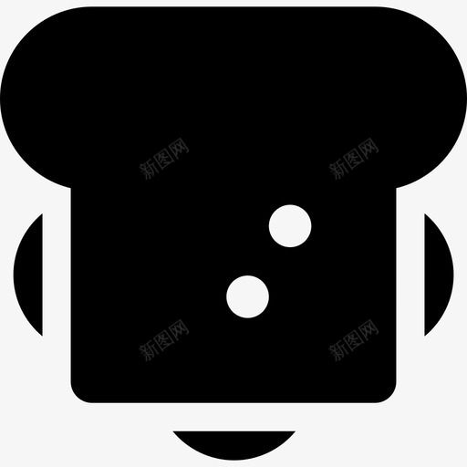 三明治烧烤系列填充图标svg_新图网 https://ixintu.com 三明治 填充 烧烤系列