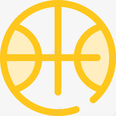 篮球学校系列3黄色图标图标