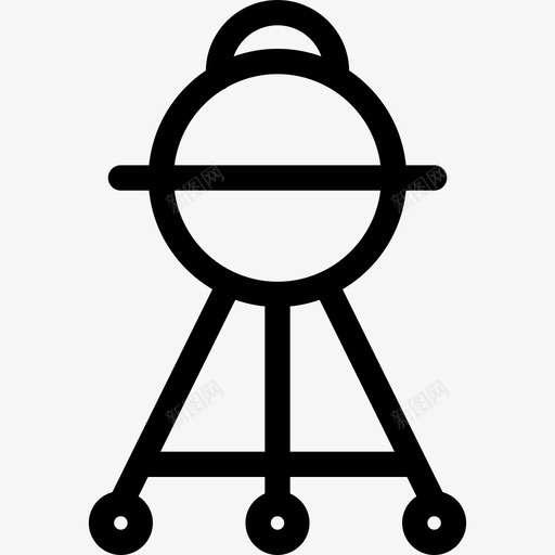 烧烤野餐和烧烤图标集线性svg_新图网 https://ixintu.com 烧烤 线性 野餐和烧烤图标集