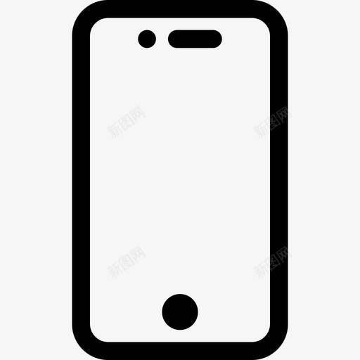 智能手机小工具图标轮廓svg_新图网 https://ixintu.com 小工具图标 智能手机 轮廓