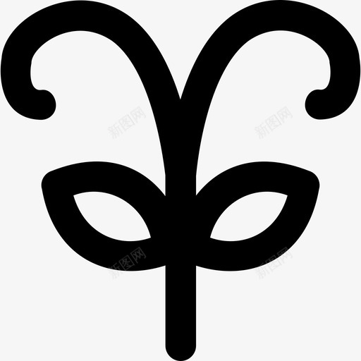 植物自然图标系列粗体圆形svg_新图网 https://ixintu.com 植物 粗体圆形 自然图标系列