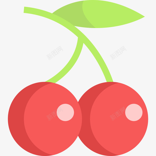 Cherry夏季套装扁平图标svg_新图网 https://ixintu.com Cherry 夏季套装 扁平