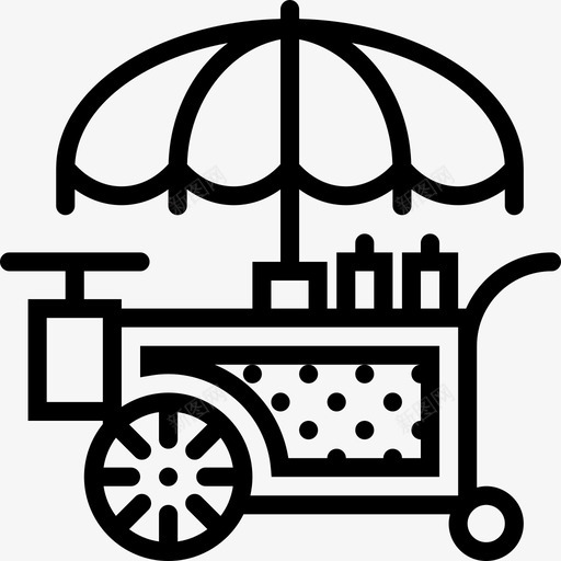 展台商务收藏2直线型图标svg_新图网 https://ixintu.com 商务收藏2 展台 直线型