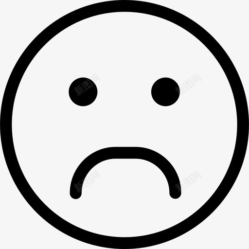 悲伤情感资产直系图标svg_新图网 https://ixintu.com 悲伤 情感资产 直系