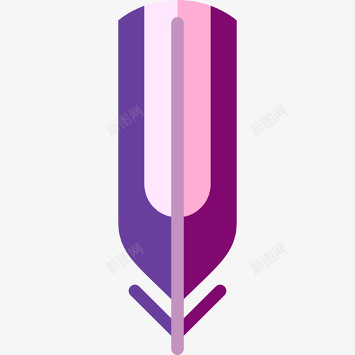 翅膀羽毛2扁平图标svg_新图网 https://ixintu.com 扁平 羽毛2 翅膀