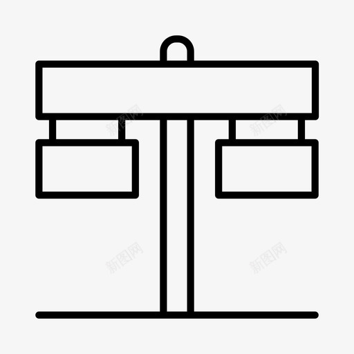 路标导航标杆图标svg_新图网 https://ixintu.com 导航 标杆 路标