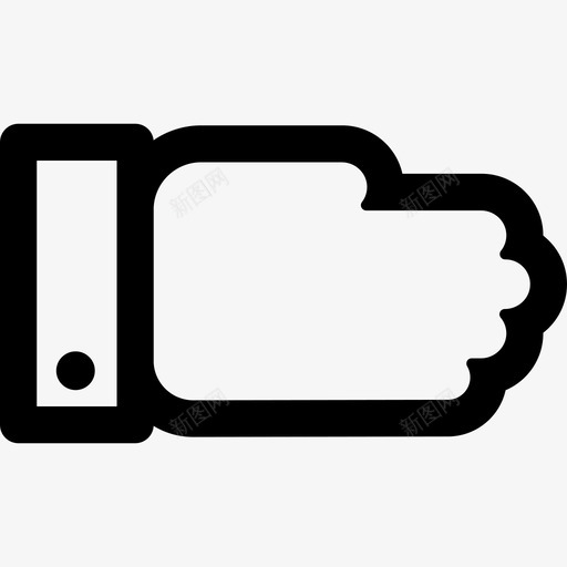 手商务和办公室7直线型图标svg_新图网 https://ixintu.com 商务和办公室7 手 直线型