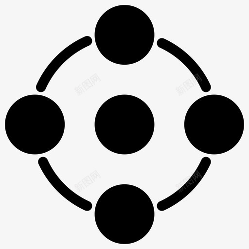 团队沟通一起图标svg_新图网 https://ixintu.com 一起 团队 效用雕文 沟通
