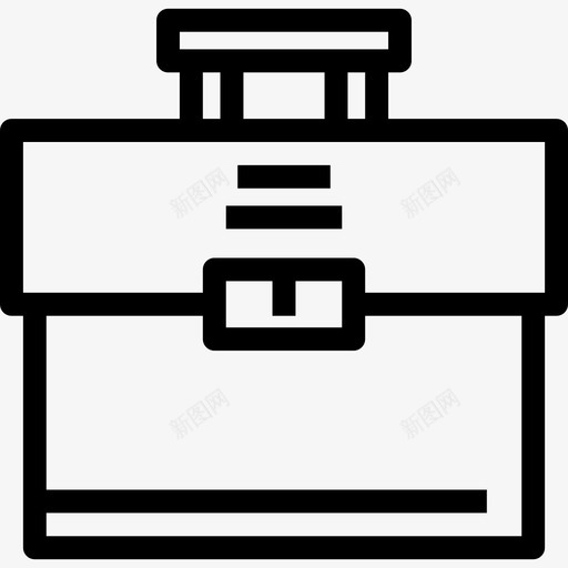 公文包办公图标集线性svg_新图网 https://ixintu.com 公文包 办公图标集 线性