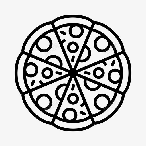 披萨快餐外卖图标svg_新图网 https://ixintu.com 外卖 快餐 披萨