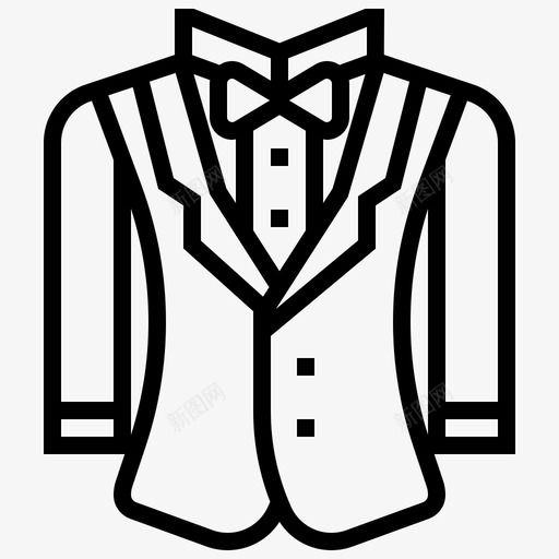 燕尾服新郎结婚图标svg_新图网 https://ixintu.com 制服 婚礼 新郎 燕尾服 结婚 结婚礼服