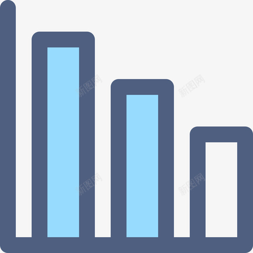 条形图office6彩色图标svg_新图网 https://ixintu.com office6 彩色 条形图