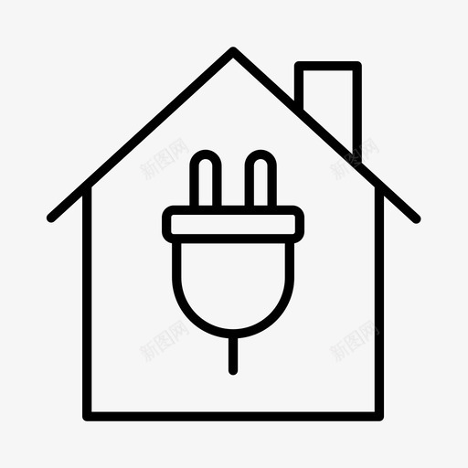 电力生态环境图标svg_新图网 https://ixintu.com 可持续性 环境 生态 电力 绿色能源