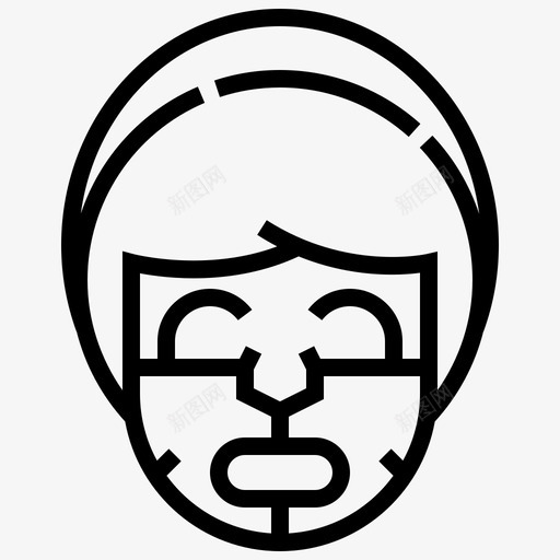 面膜spa治疗图标svg_新图网 https://ixintu.com spa spa元素线 治疗 面膜
