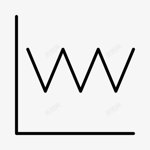 折线图图表信息图图标svg_新图网 https://ixintu.com 信息图 图表 折线图 统计