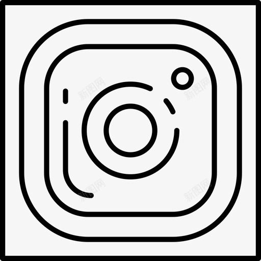 Instagram社交媒体社交媒体概述图标svg_新图网 https://ixintu.com Instagram 社交媒体 社交媒体概述