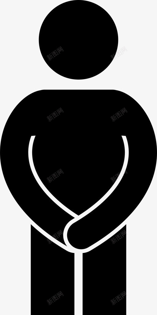 害羞拘谨图标svg_新图网 https://ixintu.com 害羞 拘谨