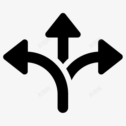 箭头继续方向图标svg_新图网 https://ixintu.com 前进 指引 方向 箭头 箭头方向上传下载上下左右返回 继续