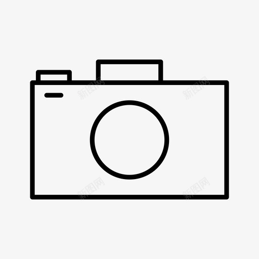 照相机图像照片图标svg_新图网 https://ixintu.com 图像 图片 技术 照片 照相机 肖像 通用图标线
