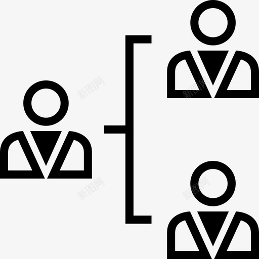 层次结构商业和金融图标集合细线svg_新图网 https://ixintu.com 商业和金融图标集合 层次结构 细线