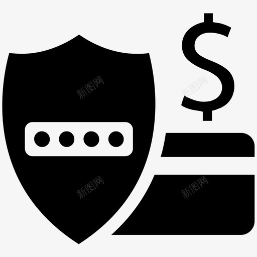 信用卡信用保护密码支付图标svg_新图网 https://ixintu.com 业务管理集1 信用卡信用保护 安全 密码 支付