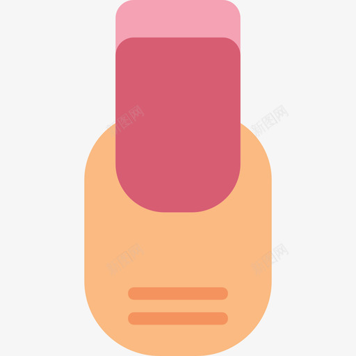 美甲美容扁平图标svg_新图网 https://ixintu.com 扁平 美容 美甲