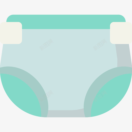 尿布可爱的婴儿玩具平板图标svg_新图网 https://ixintu.com 可爱的婴儿玩具 尿布 平板