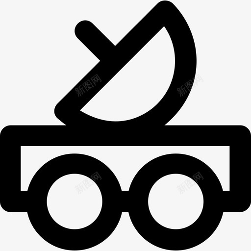 月球车科学元素2大胆圆润图标svg_新图网 https://ixintu.com 大胆圆润 月球车 科学元素2