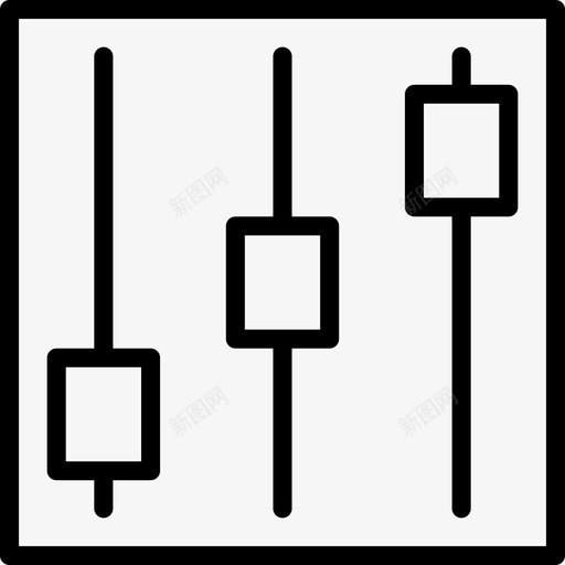 控制基本集合2线性图标svg_新图网 https://ixintu.com 基本集合2 控制 线性