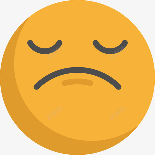 傲慢表情2平淡图标svg_新图网 https://ixintu.com 傲慢 平淡 表情2
