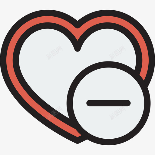 心选票和问候3线颜色图标svg_新图网 https://ixintu.com 心 线颜色 选票和问候3
