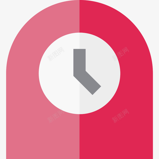 桌钟家具颜色平板图标svg_新图网 https://ixintu.com 家具颜色 平板 桌钟