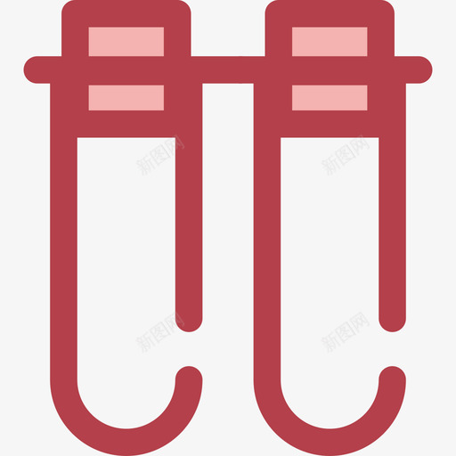 试管健康和医疗7红色图标svg_新图网 https://ixintu.com 健康和医疗7 红色 试管
