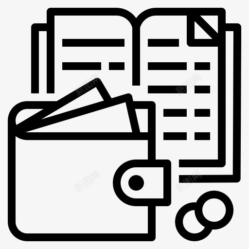 开支财务金钱图标svg_新图网 https://ixintu.com 储蓄 开支 财务 金钱 银行