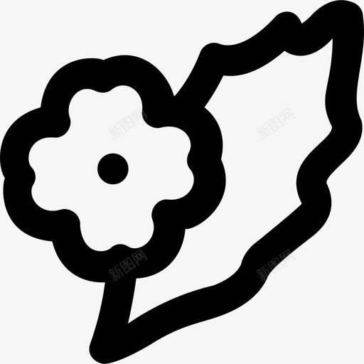 花朵自然图标系列醒目圆形svg_新图网 https://ixintu.com 自然图标系列 花朵 醒目圆形
