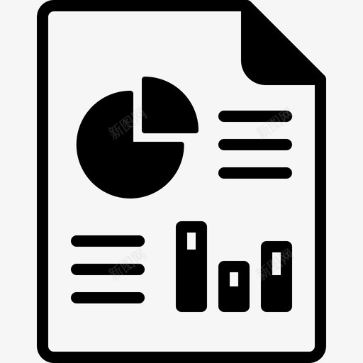 分析接口6实心图标svg_新图网 https://ixintu.com 分析 实心 接口6